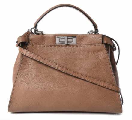 Fashionphile Fendi Calfskin Romano Iconic Camel&nbsp;